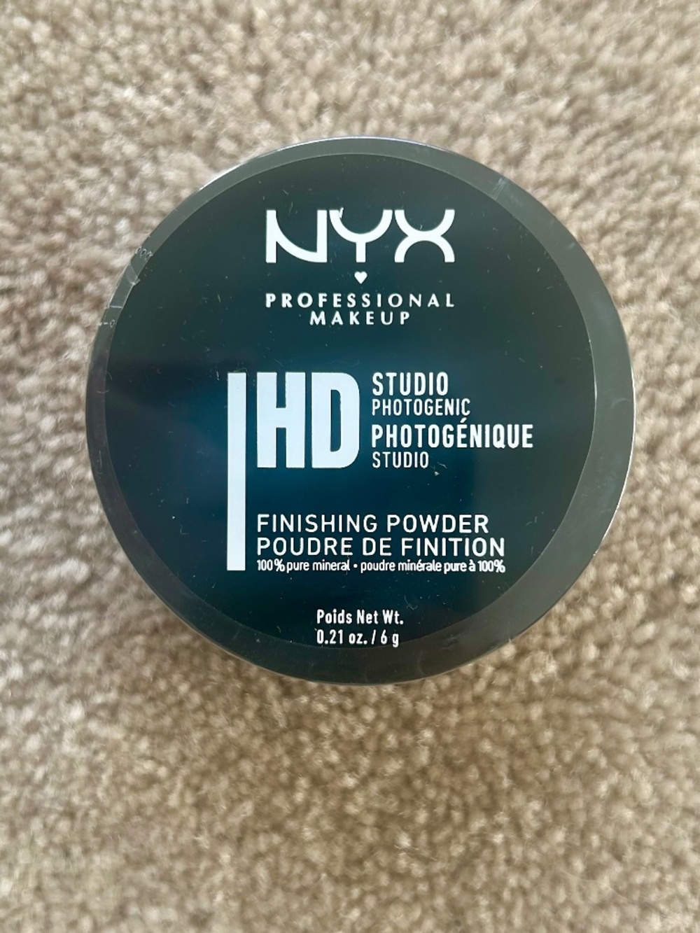 NEW NYX Professional Makeup HD STUDIO PHOTOGENIC Finishing Powder 6g 0.21 oz
